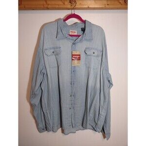 Wrangler Authentics 3XL Denim Shirt NWT Designer